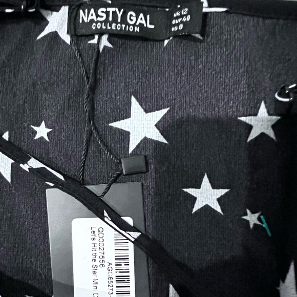 Nasty Gal NWT Star Mini Dress With Spaghetti Straps size 8 - Picture 6 of 7